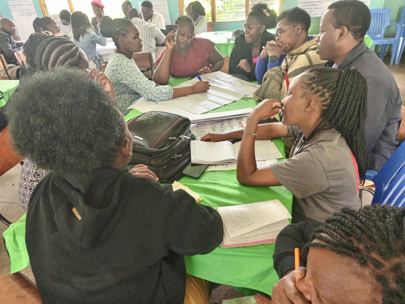 Beneficiaries attending palliative and livelihood care circles training in Kisii-Kenya